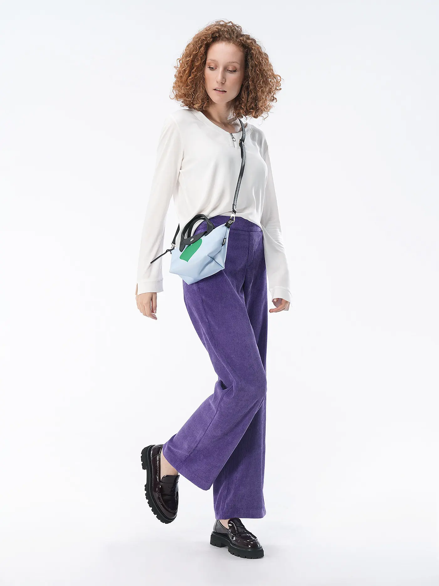 LONGCHAMP | Le Pliage Casaque Handtasche XSmall, Ciel / Gazon | 